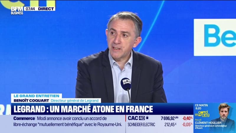 Legrand : un marché atone en France
