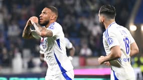 Corentin Tolisso buteur lors d'OL-Rennes, le 26 avril 2025.