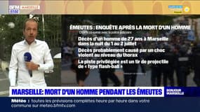 Marseille: un homme de 27 ans est mort en marge des émeutes