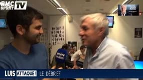 Débrief exceptionnel de Luis Fernandez qui part en vrille avec Jean-Louis Tourre