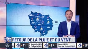Météo Paris Île-de-France du 15 janvier: Du vent et de fortes pluies au programme
