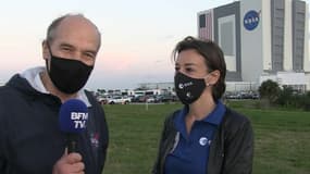 La compagne de Thomas Pesquet, Anne Mottet, a répondu aux questions de BFMTV une heure après le décollage de la fusée vers l'ISS