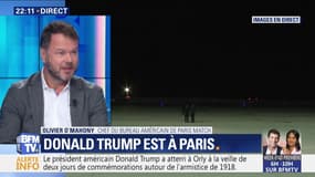 Commémoration du 11 novembre : Donald Trump arrive à Paris (1/3)