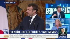 Emmanuel Macron lance une offensive contre les "fake news" (1/2)