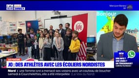 JO 2024: des athlètes avec les écoliers nordistes