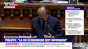 Edouard Philippe: "le 11 mai ne sera pas le début de l'insouciance, ce sera le début de la reprise"