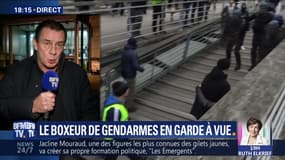 Le boxeur de gendarmes placé en garde à vue
