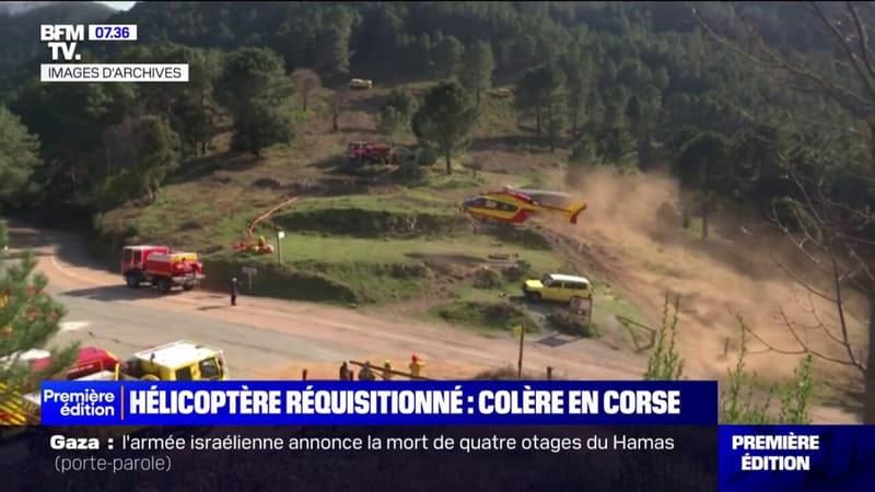 Colère en Corse après la réquisition d'un hélicoptère de la sécurité civile pour les Jeux olympiques