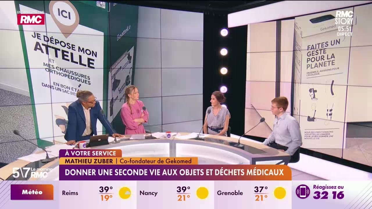 Gautier Corbineau ve Mathieu Zuber hizmetinizde: Tıbbi atıklara ikinci bir hayat veren girişim