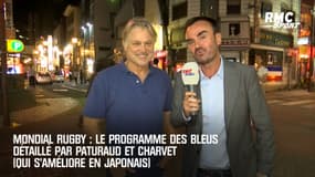 Mondial Rugby : Le programme des Bleus détaillé par Paturaud et Charvet (qui s'améliore en Japonais)