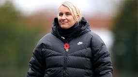Emma Hayes avec Chelsea le 12 novembre 2023