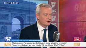Bruno Le Maire : "Si nous avions augmenté le SMIC de manière unilatérale, l'effet sur l'emploi aurait été catastrophique"