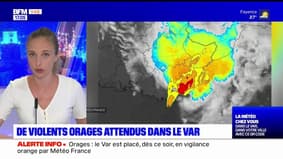 Le Var placé en vigilance orange orages par Météo-France