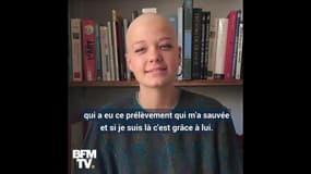 "Tu m'as sauvé la vie c'est incroyable", Anna remercie celui qui lui a fait un don de moelle osseuse