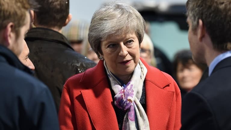 La Première ministre britannique Theresa May au Pays de Galles mardi 27 novembre pour promouvoir son plan sur le Brexit.