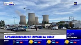 Ain: la ministre de la Transition écologique en visite à la centrale du Bugey