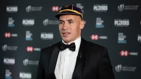 L'Italien Sergio Parisse lors de la soirée des récompenses de World Rugby à Monaco en novembre 2024