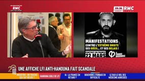 Une affiche LFI anti-Hanouna fait scandale