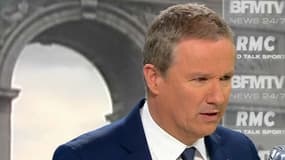 Nicolas Dupont-Aignan mardi matin sur BFMTV et sur RMC.