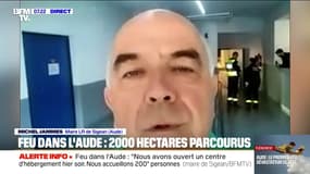 Feu dans l'Aude: "Nous avons ouvert un centre d'hébergement hier soir, nous avons recueilli 200 personnes", indique le maire de Sigean