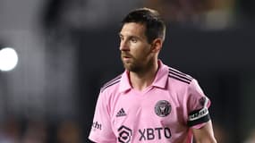 L'attaquant argentin de l'Inter Miami Lionel Messi face à Cincinnati en MLS