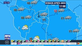 Météo Paris Île-de-France du 22 mars: Nuages denses et précipitations en début d'après-midi