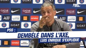 PSG : Dembélé dans l'axe, Luis Enrique explique son choix