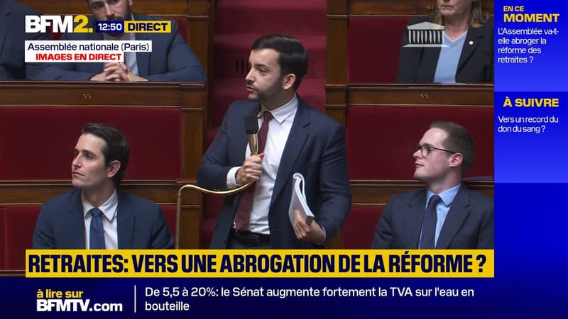 Retraites: Jean-Philippe Tanguy (RN) rappelé à l'ordre à l'Assemblée