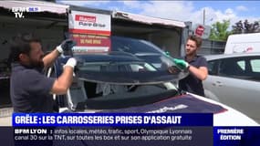 Après les orages de grêle, les carrosseries sont prises d'assaut à Vichy