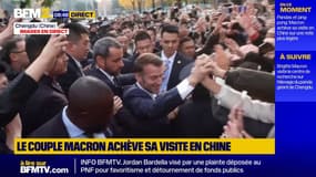 Emmanuel Macron s'offre un bain de foule pour son dernier jour en Chine