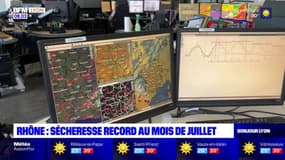 Rhône: une sécheresse record en juillet d'après Météo-France