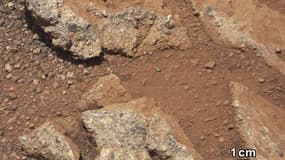 Surface de Mars. Le robot Curiosity a achevé ses premières analyses sur Mars sans avoir trouvé trace d'autres constituants de la vie que l'eau sur la Planète rouge. /Photo d'archives/REUTERS/NASA/JPL-Caltech/MSSS
