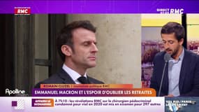Emmanuel Macron et l'espoir d'oublier les retraites 