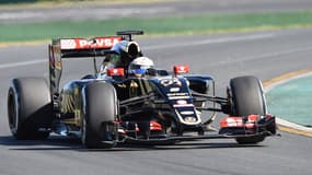 La Lotus de Romain Grosjean.