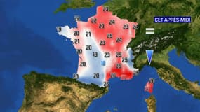 Carte météo du 18 juillet