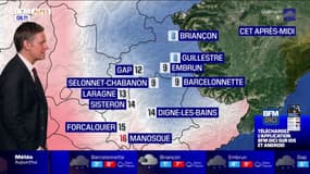Météo DICI: un dimanche pluvieux et neigeux, 8°C à Briançon