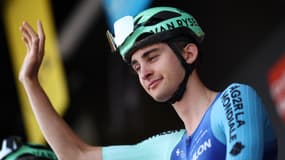 Le Français Paul Seixas lors du Critérium du Dauphiné, juin 2025