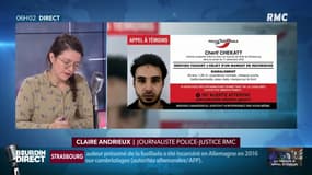 Attentat de Strasbourg: la police diffuse un appel à témoins pour retrouver le suspect Cherif Chekatt