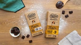 Les nouvelles tablettes de chocolat Nestlé dessert