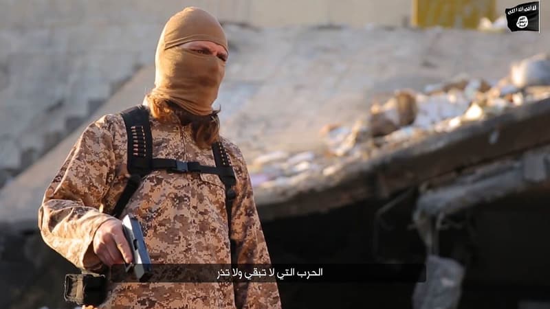 Daesh a publié une nouvelle vidéo de propagande, ce week-end, dans lequel un jihadiste s'exprime en français. (Images de propagande)