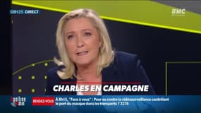 Charles en campagne : Marine Le Pen a beaucoup parlé d'elle-même - 12/03