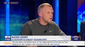 "On ne craint pas la convergence des luttes, on la souhaite pour mettre un terme aux politiques qui n'ont donné aucun résultat", déclare Alexis Louvet, co-secrétaire du syndicat "Solidaires RATP"