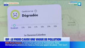 Île-de-France: le froid cause une importante vague de pollution