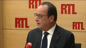 François Hollande sur l'antenne de RTL lundi 19 octobre