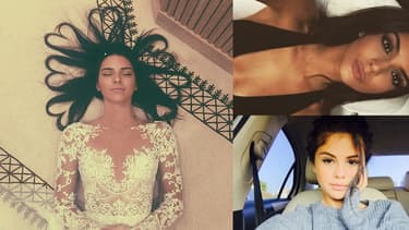 Photos Instagram de Kendall Jenner et Selena Gomez.