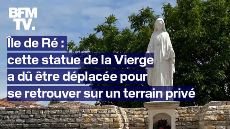 Île de Ré: une statue de la Vierge a dû être déplacée pour ne pas transgresser la loi de 1905