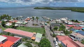 Capture d'écran du quartier Vieux-Bourg de la commune de Morne-à-l'Eau en Guadeloupe (Google Street View) 