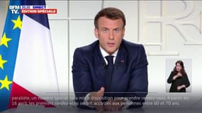 Emmanuel Macron annonce une ouverture de la vaccination à tous les plus de 50 ans "à partir du 15 mai"