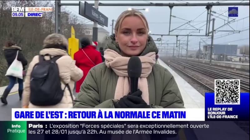 Retour à la normale ce jeudi matin à la gare de l'Est
