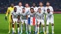 L'équipe de France avant le match en Grèce (2-2, qualifs Euro 2024), le 21 novembre 2023